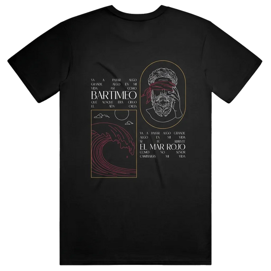 Camiseta "Bartimeo" - negro, both sides