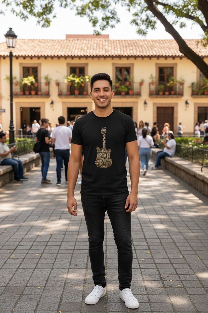 Camiseta "Gran Rey" - color negro, one sided